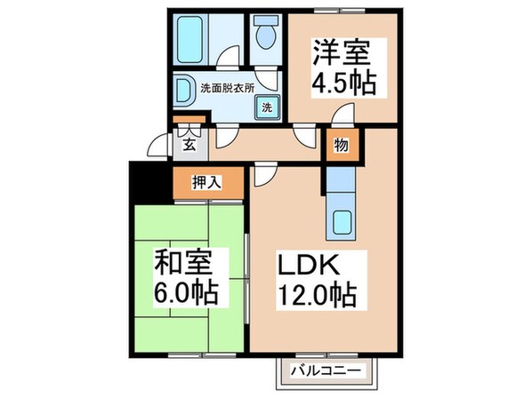 エヴァ－ウィンの物件間取画像